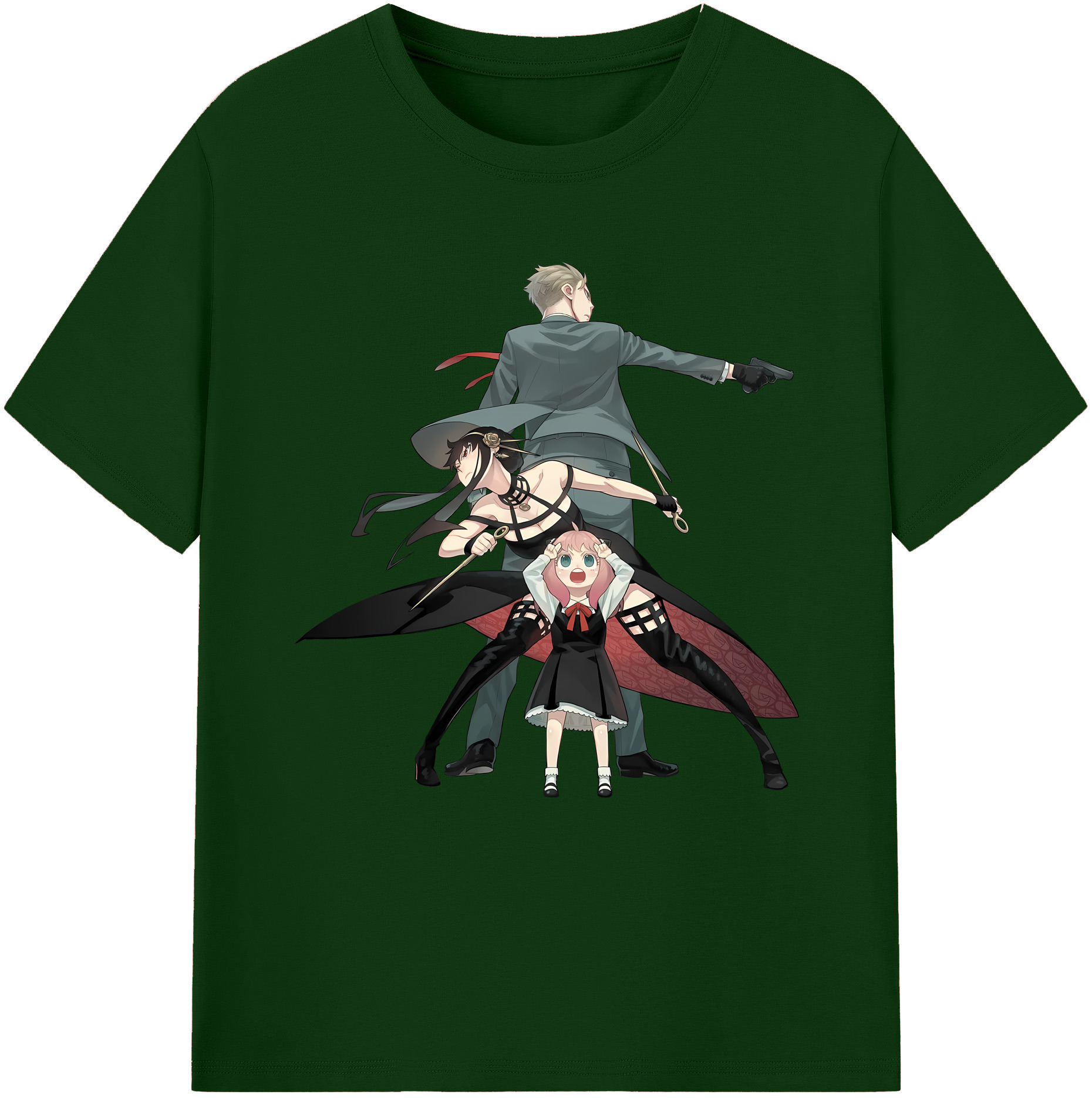 （画像用） SPY×FAMILY间谍家家酒 綿100％半袖Tシャツ（フロントプリント）